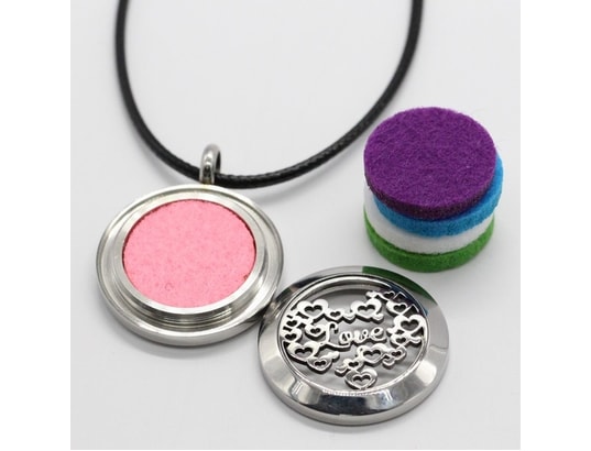 ZEN AROME - Collier d'aromathérapie love