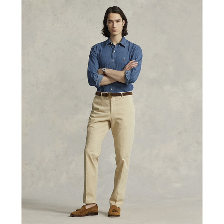 Polo Ralph Lauren Custom Fit Denim Shirt Blå