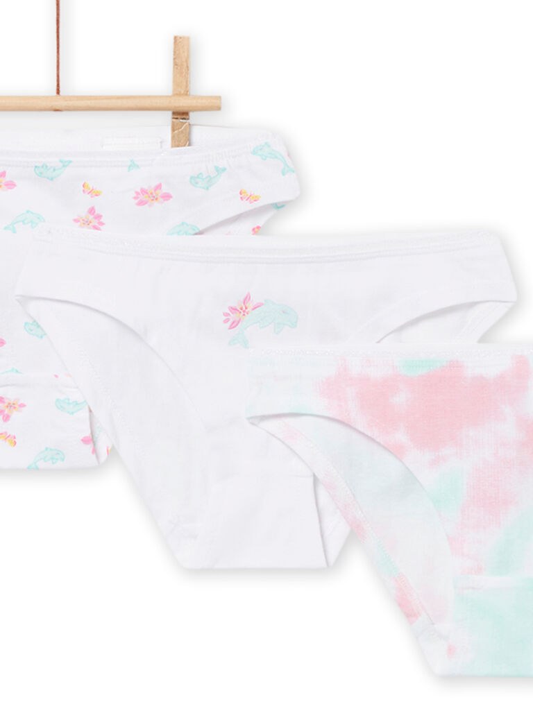 Lot de 3 culottes assorties enfant fille