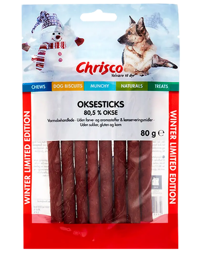 Chrisco Oksesticks 80 g