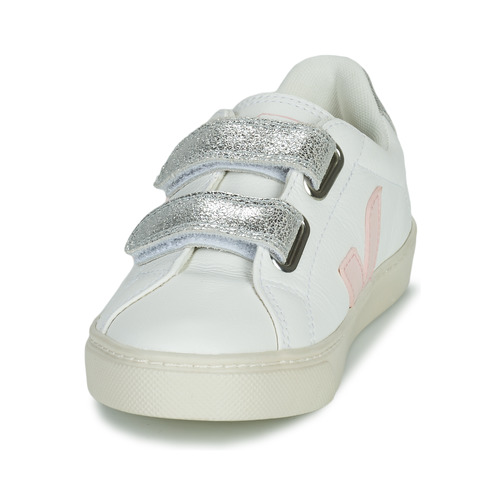 Veja - SMALL ESPLAR VELCRO - Blanc / Doré