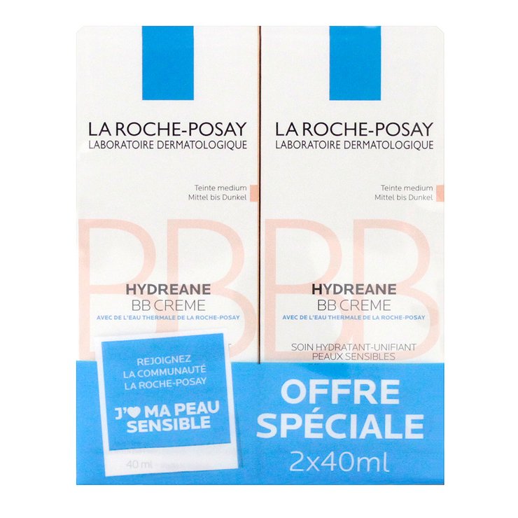 Hydréane BB Crème Medium 2x40ml