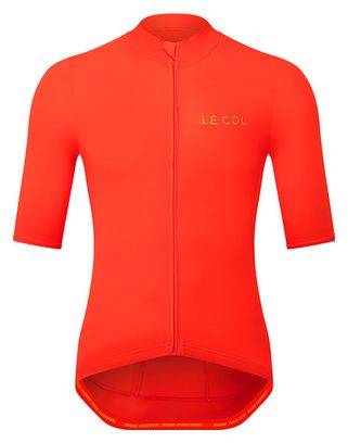 Maillot Manches Courtes Le Col Léger Hors Categorie Rouge