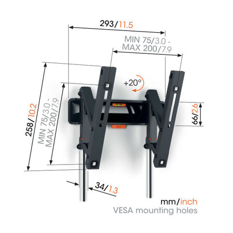 Vogel’s TVM 3215 Tilt – stijlvolle en kantelbare TV-muurbeugel