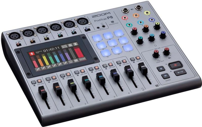 Zoom - PodTrak P8 - Audio Interface - Zwart - USB-C