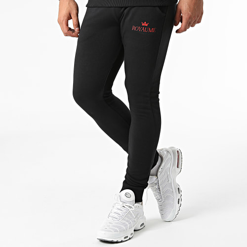 Ensemble De Survetement Royaume Sleeve Noir Rouge