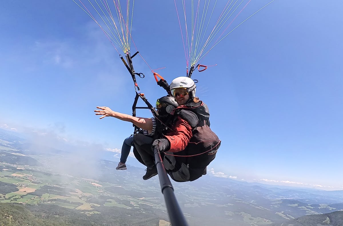 Gleitschirm Tandemflug St. Michael ob Bleiburg