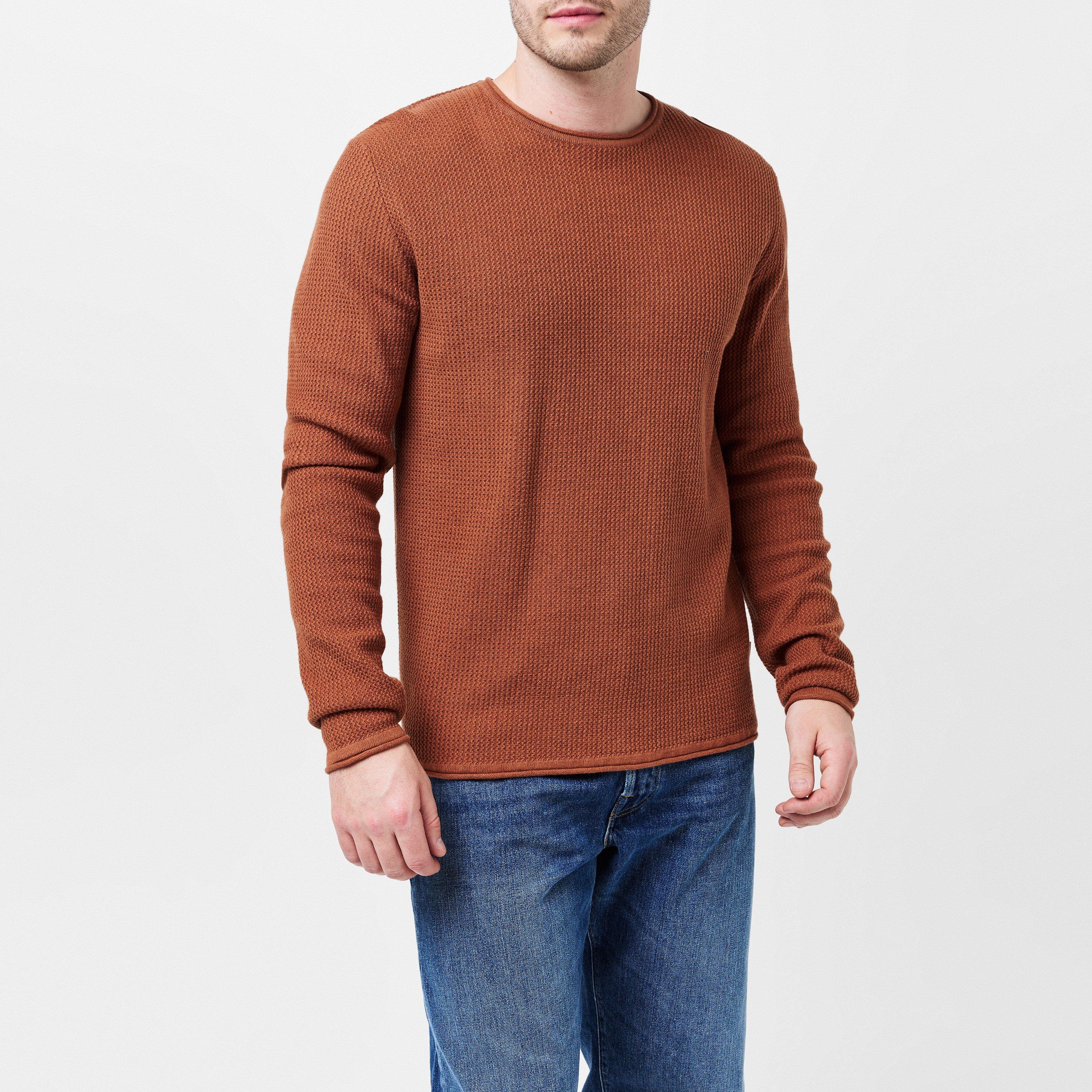 Jack and Jones JJ Carpenter Knit Crew Sweater Mens