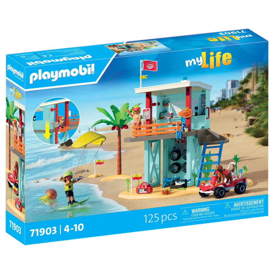 PLAYMOBIL My Life reddingstoren met strandbuggy 71903