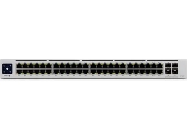 Ubiquiti UniFi Switch USW-PRO-48-POE - Switch - Administreret - 48 x 10/100/1000 (40 PoE , 8 PoE  )   4 x 10Gb Ethernet SFP  - monterbar på stativ - PoE   (600 W) - AC 120/230 V / DC 11,5/52 V