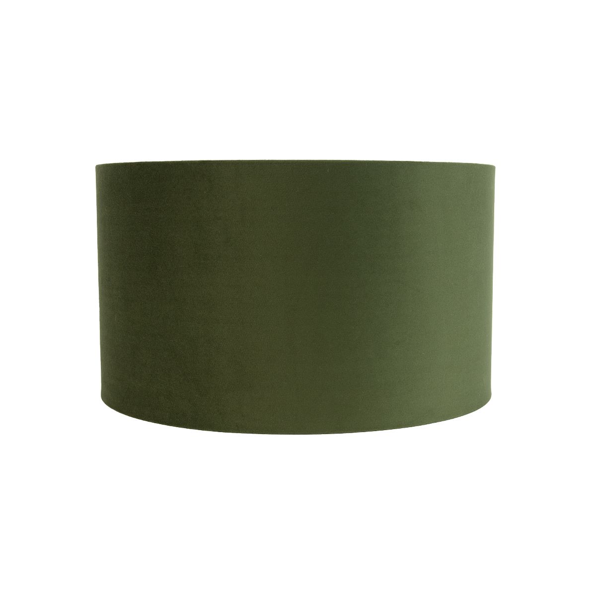 Velours lampenkap groen 35/35/20 met gouden binnenkant