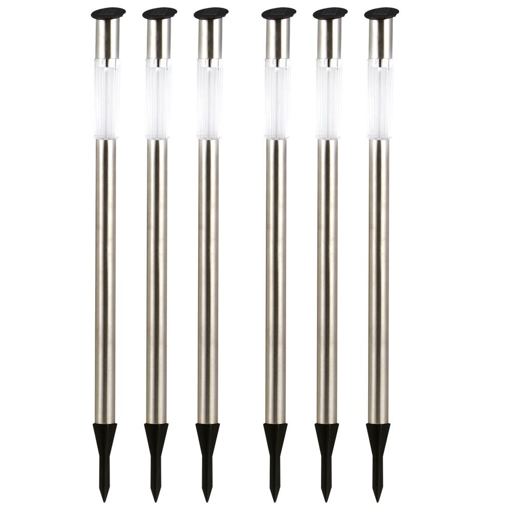 Moderne LED Solarleuchten für den Garten im 6er Set