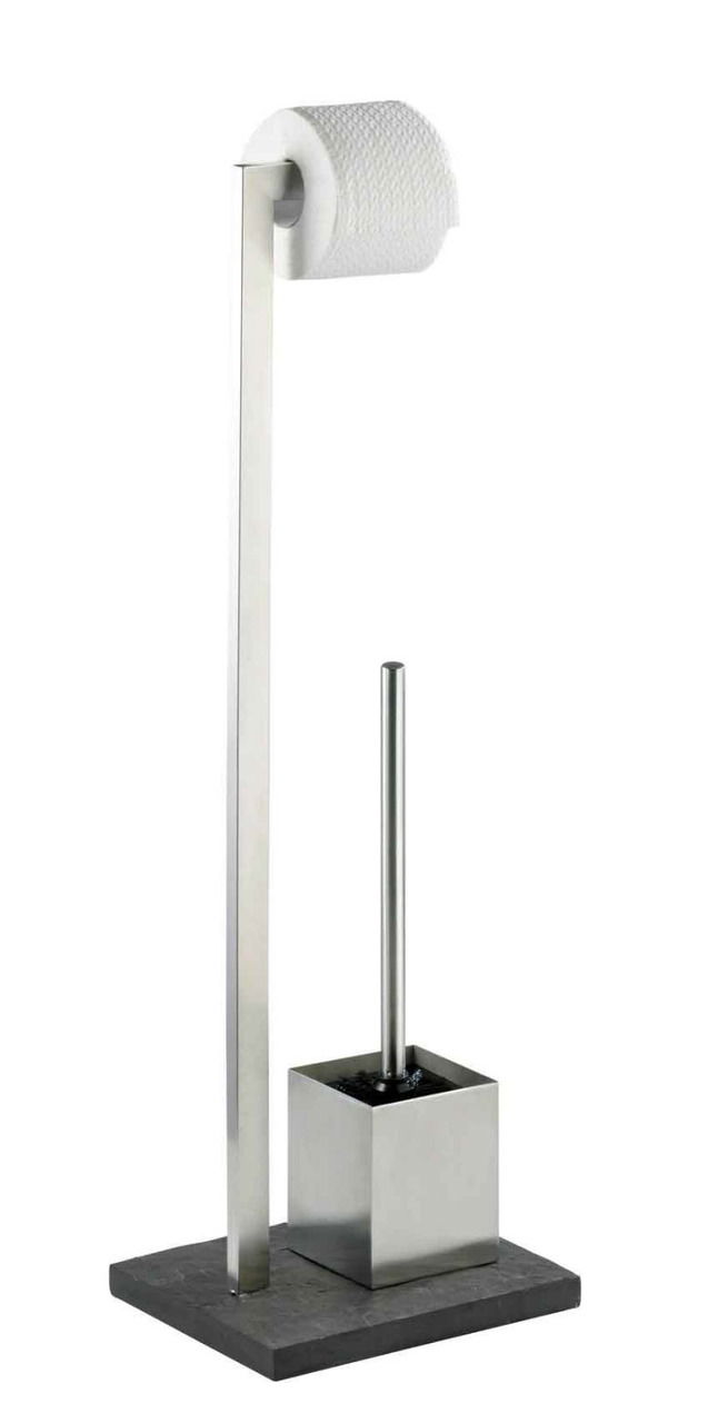 Wenko Stand WC-Garnitur Slate Rock