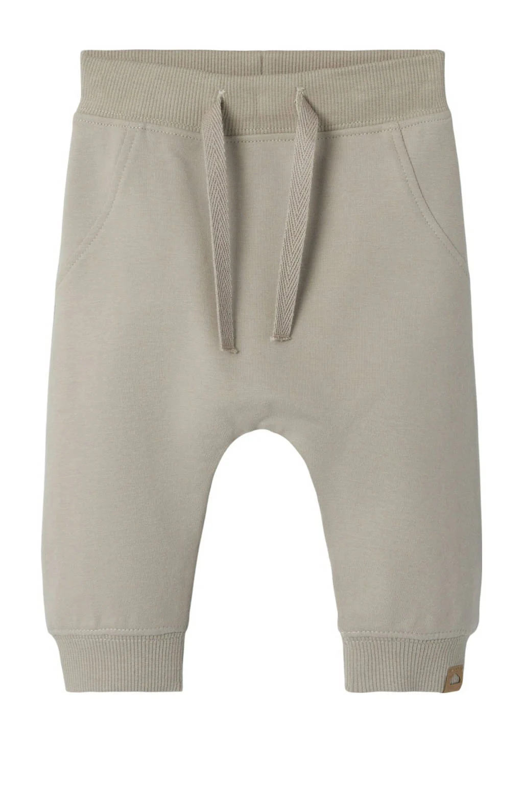NAME IT baby regular fit broek NBNTAKKI zand