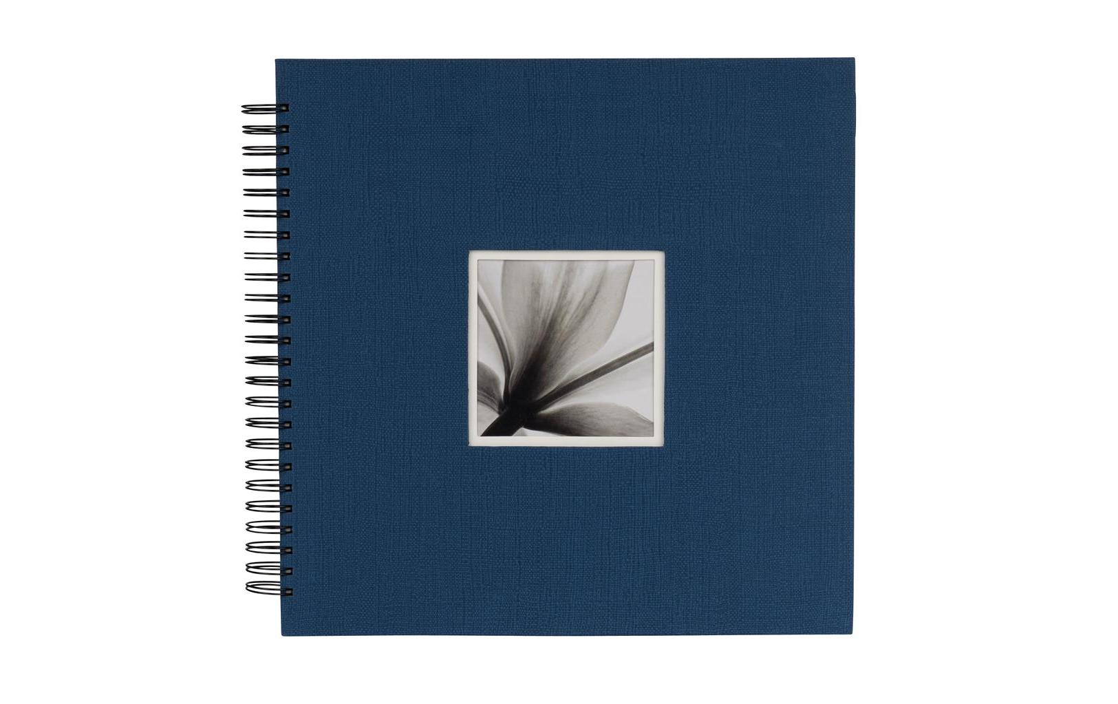 Fotoalbum Unitex Spiralalbum 34 x 34 cm, BlauFotobuch für schöne Fotos und unvergessliche Erinnerungen