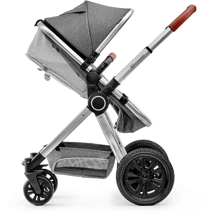 Kinderkraft Kombikinderwagen 3 in 1 Veo Grey