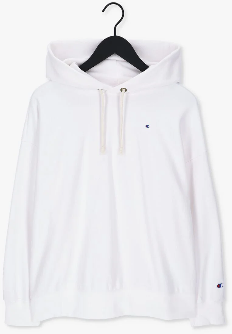 CHAMPION witte champion trui hooded sweatshirt dms plain