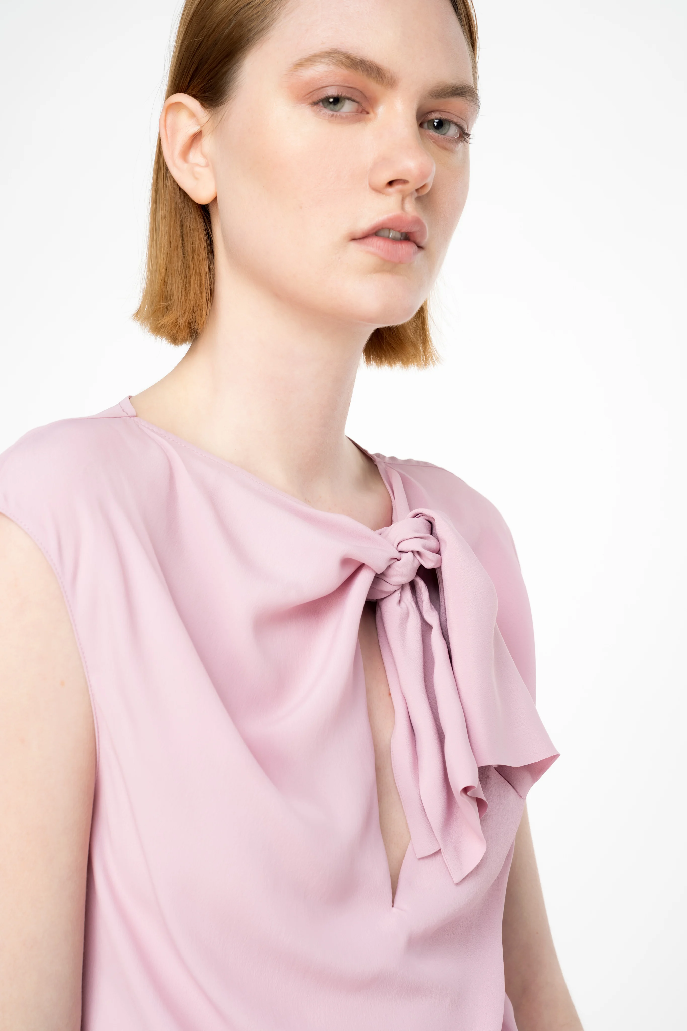 Top avec nœud | Violet