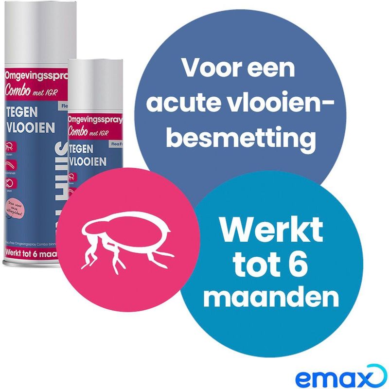 Flea Free - Omgevingsspray Combo - Vlooienbestrijding - Effectieve Oplossing