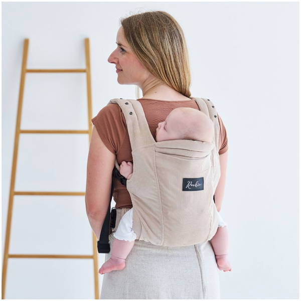 RookieRookie   Premium Elite Cord Babytrage stone