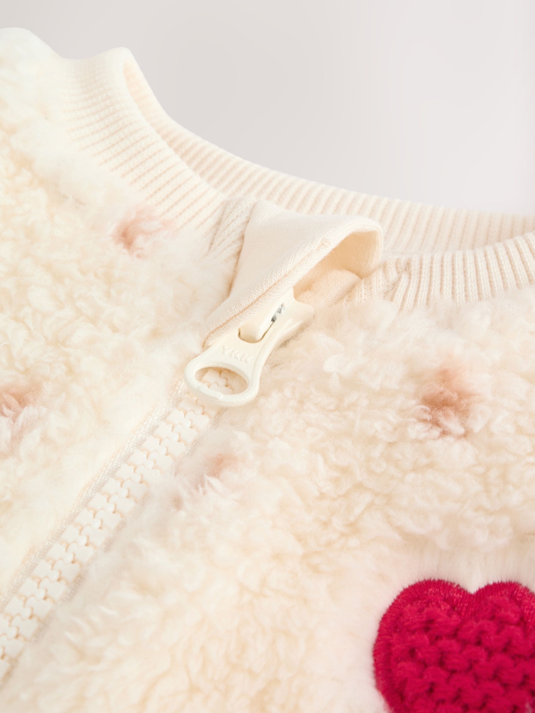 Vlekken - Zwaargewicht fleece babypyjama