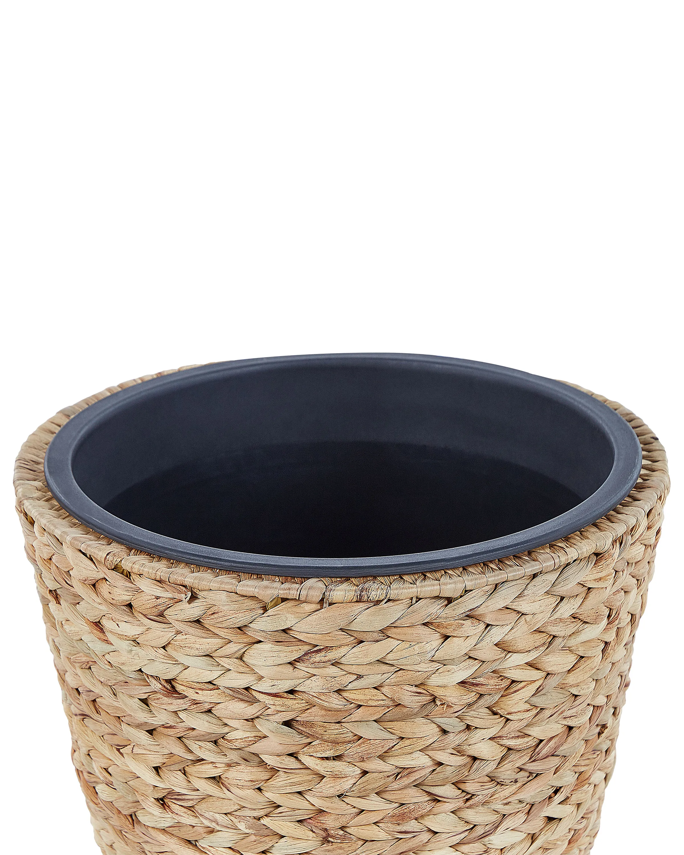 Set van 3 bloempotten PLAKA Waterhyacinth 29/37/49 cm Natuurlijk