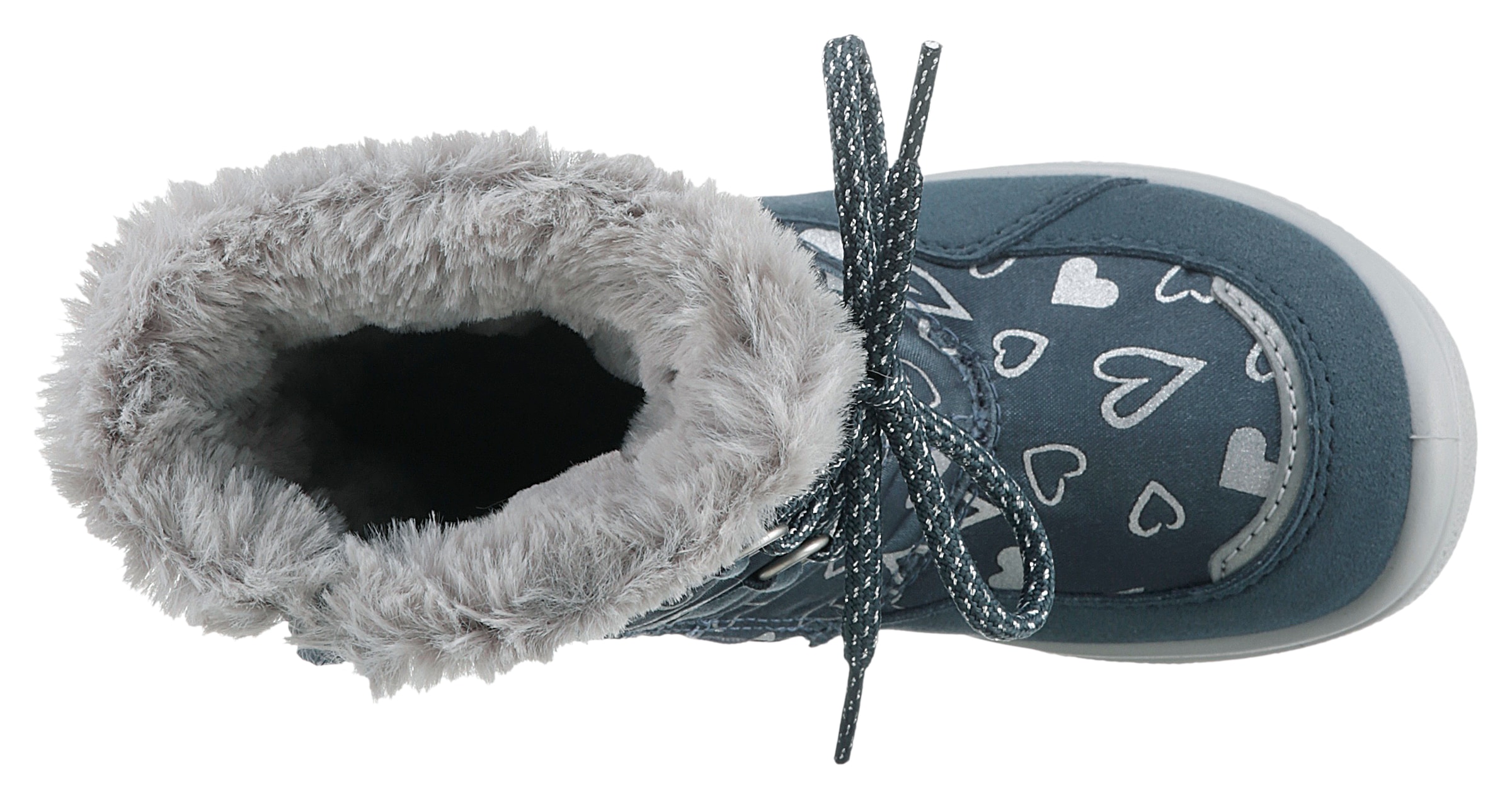 Superfit Winterstiefel »CRYSTAL WMS: mittel«  Snowboots, Schnürstiefel, Winterschuh mit Glitzer