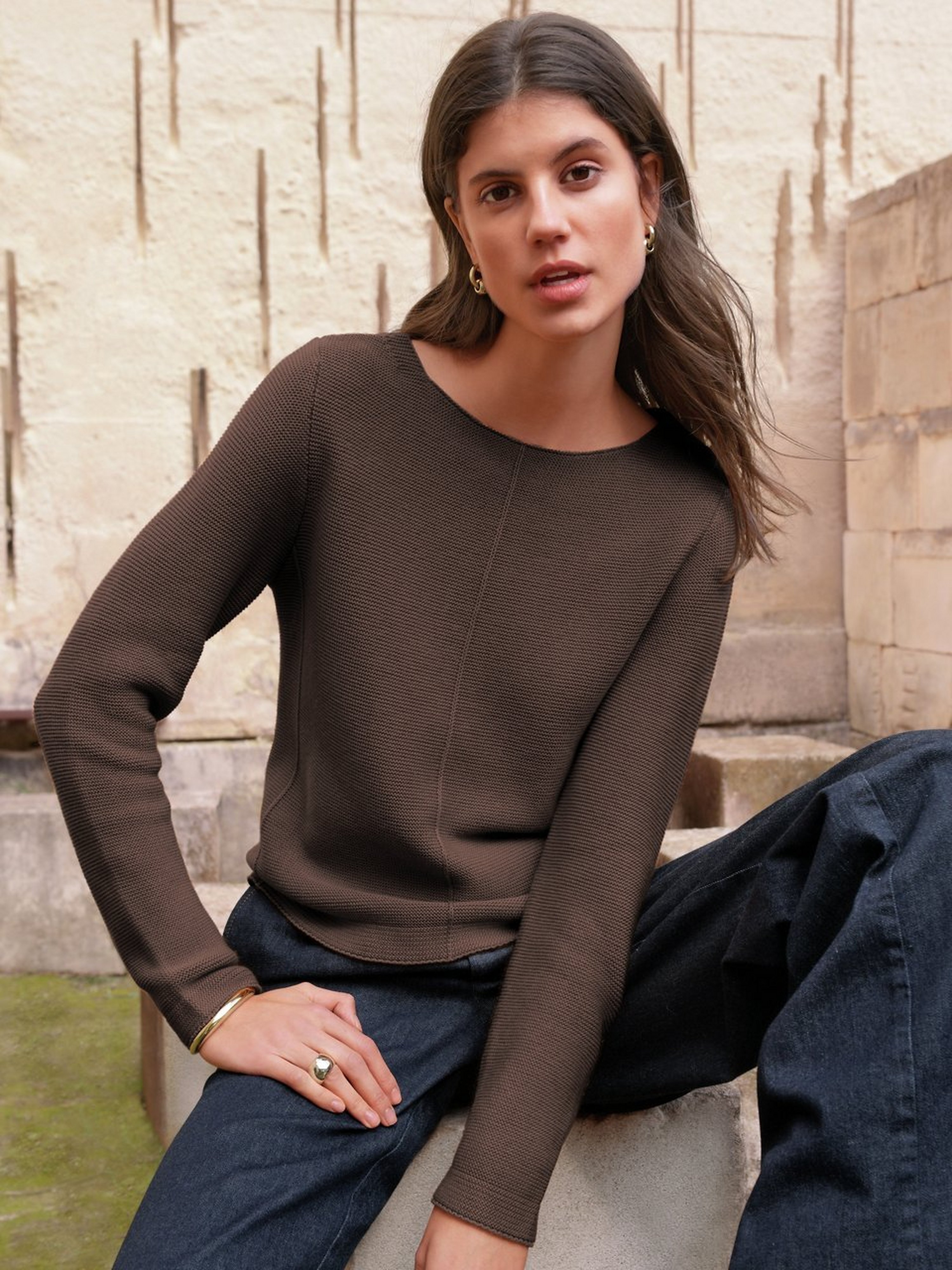 Pullover aus 100% Baumwolle Supima