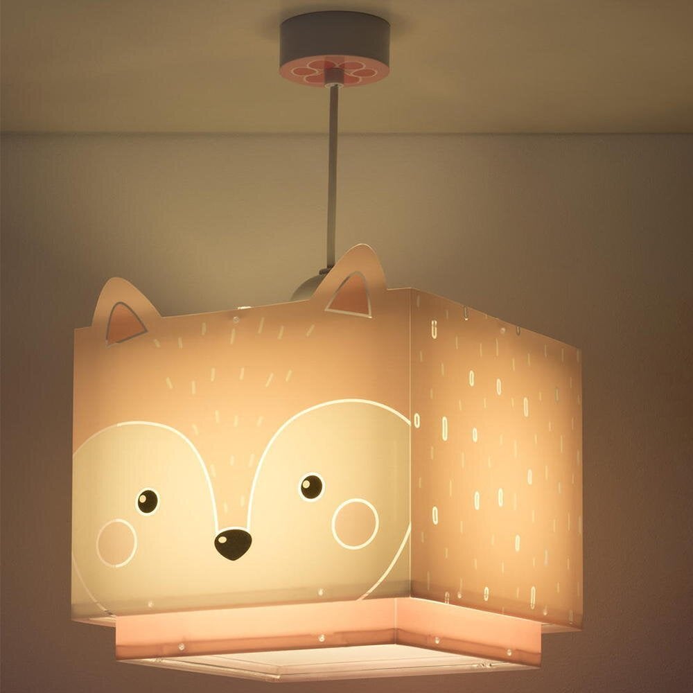 Hanglamp voor kinderkamer Little Fox in roze E27