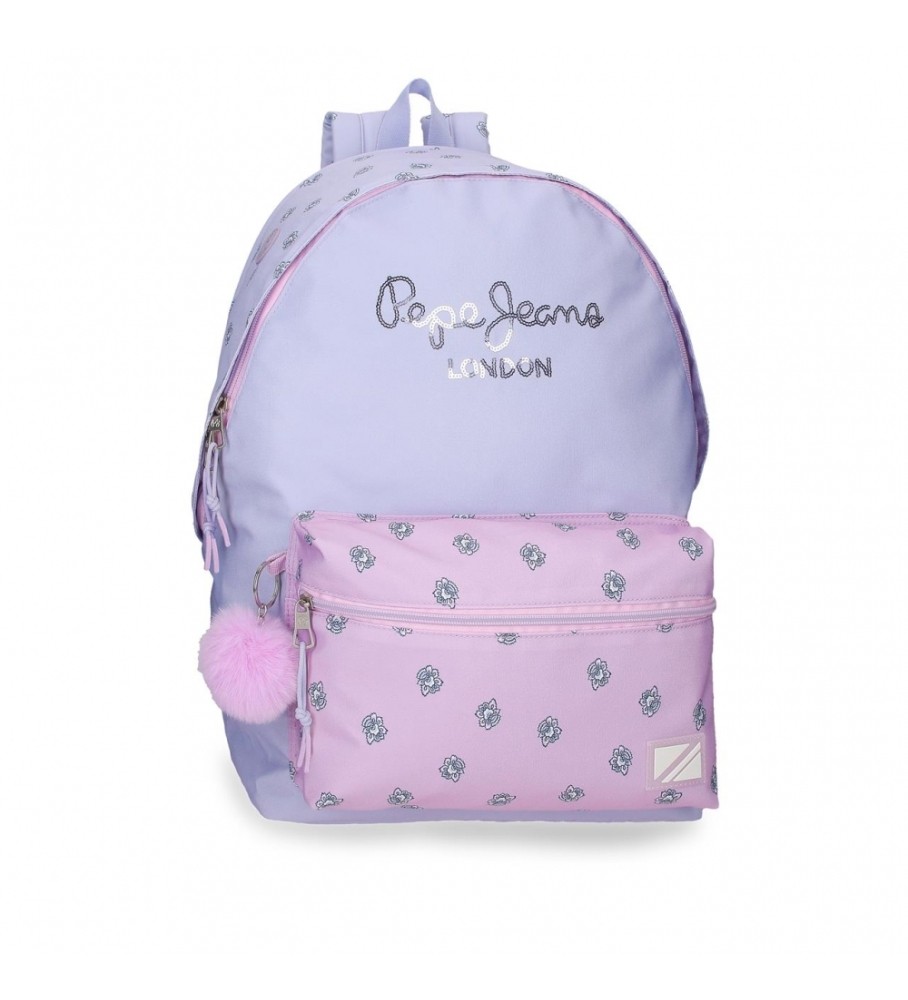 Pepe Jeans Mochila porta ordenador Pepe Jeans Becca dos compartimentos 44 cm