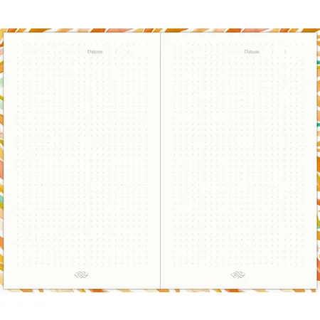 Coppenrath Verlag Eintragbuch mit Täschchen - All about orange