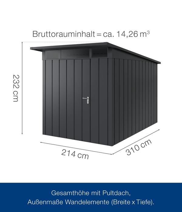 Hörmann Metallgerätehaus Juno JPD7 M-Sk
