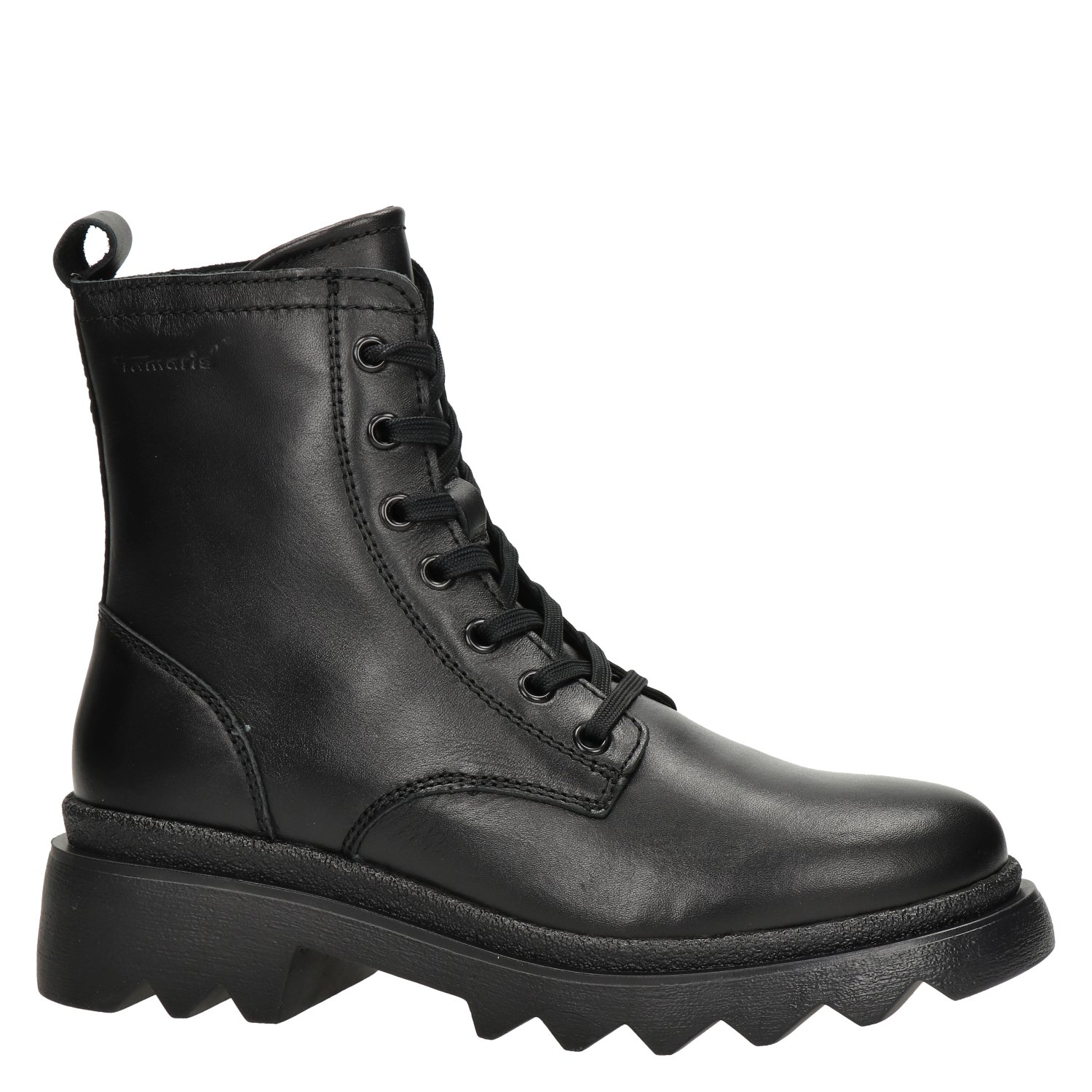 dames veterboot Tamaris Zwart
