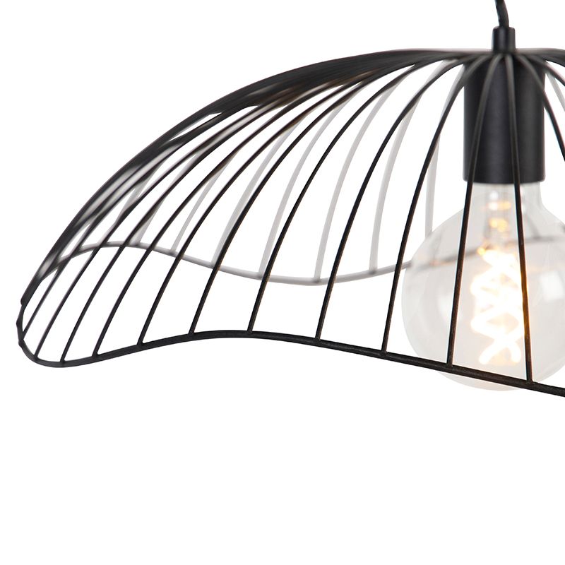 Design hanglamp zwart draad 50cm - Pua
