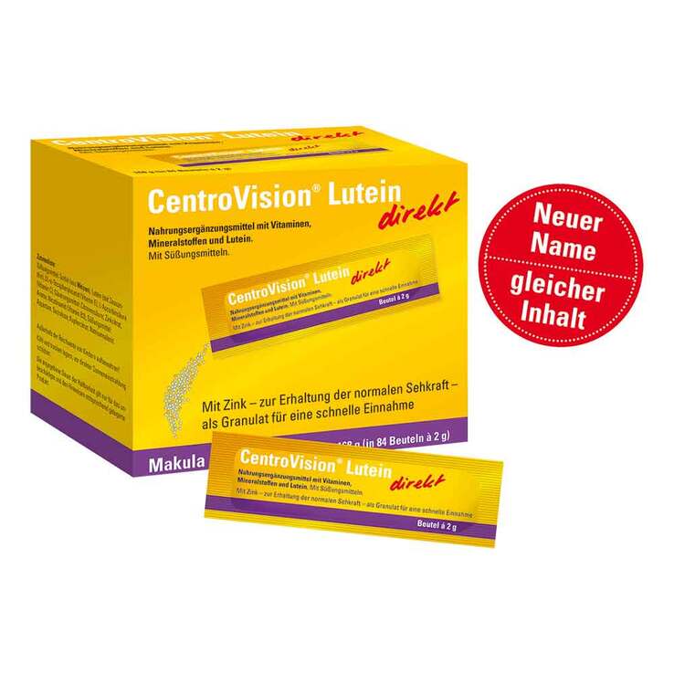 Centrovision Lutein direkt Granulat, 84 St