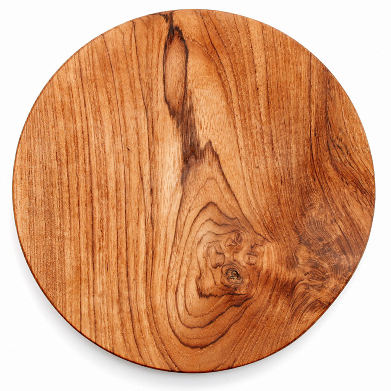 Bazar Bizar Assiette ronde Teak Root beige - D.24.5 cm