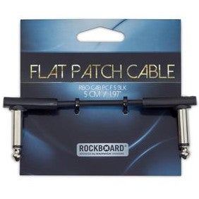 RockBoard Flat Patch Cable mono jack haaks 5 cm
