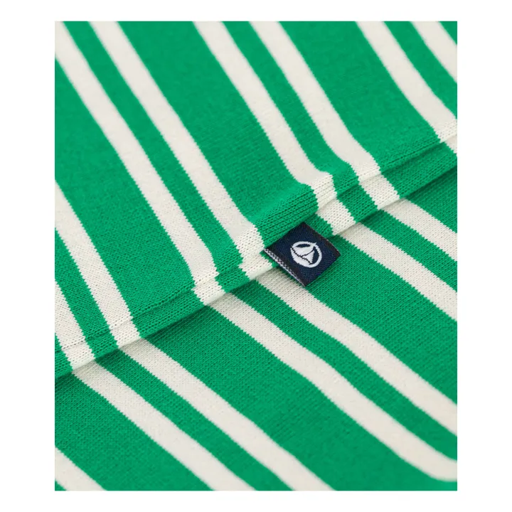 Petit Bateau Combishort Matelot Rayée | Vert