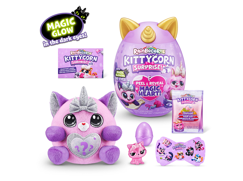 RAINBOCORNS S5 - PELUCHES PEQUENOS KITTYCORNS MODELOS SORTIDOS