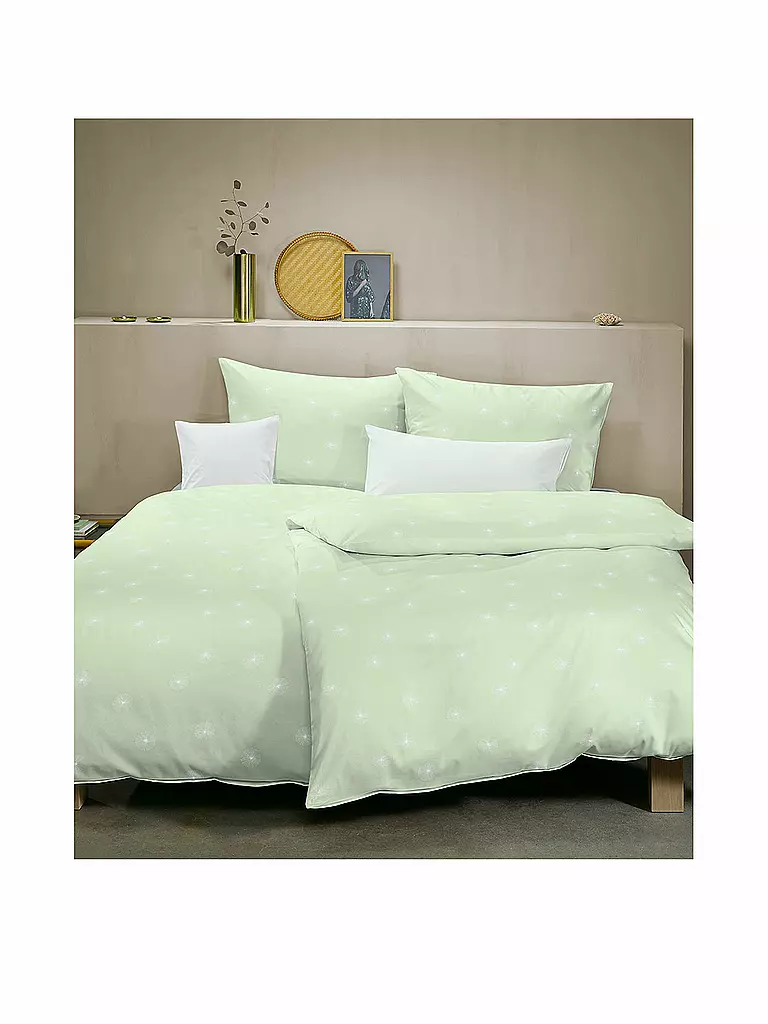 FLEURESSE Tencel Bettwäsche Dream Deluxe 70x90cm / 140x200cm Aloe mint
