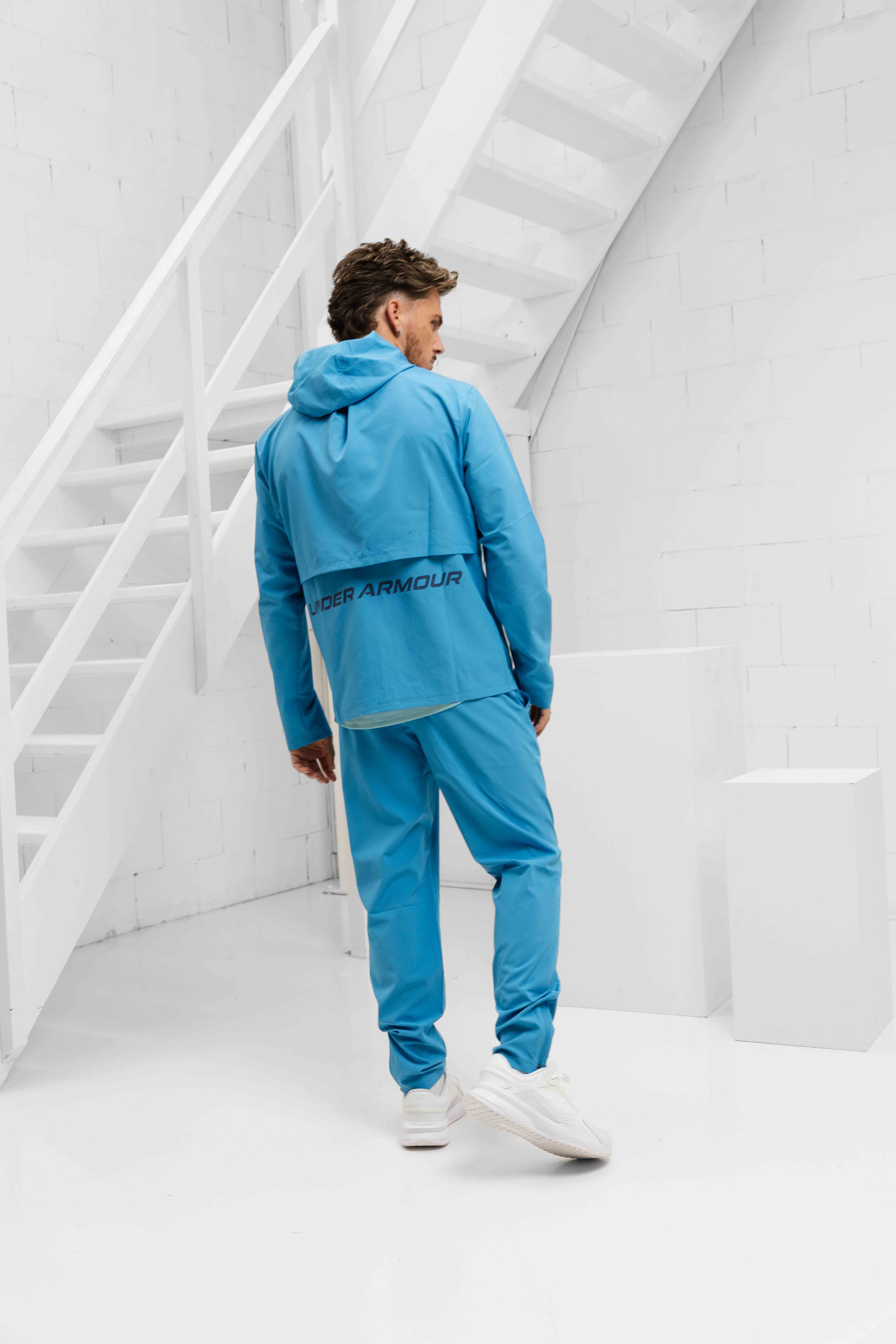 Under Armour Launch Trainingspak Heren Blauw