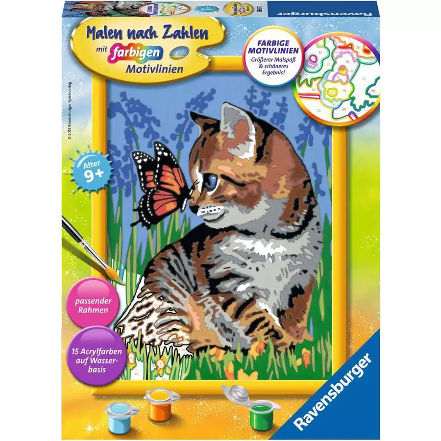Ravensburger Katze mit Schmetterling bunt