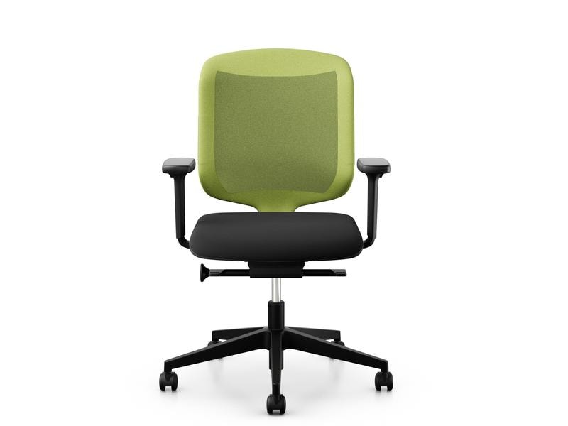 Giroflex Bürostuhl Chair2Go 434 Schwarz/Grün Drehstuhl mit hohem Sitzkomfort