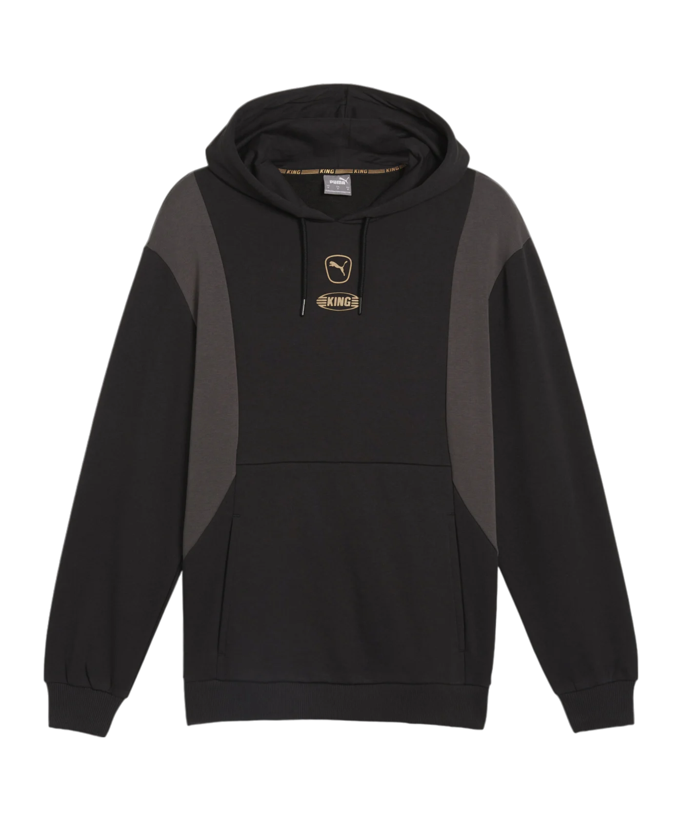 PUMA KING Top Hoody Schwarz Grau F04