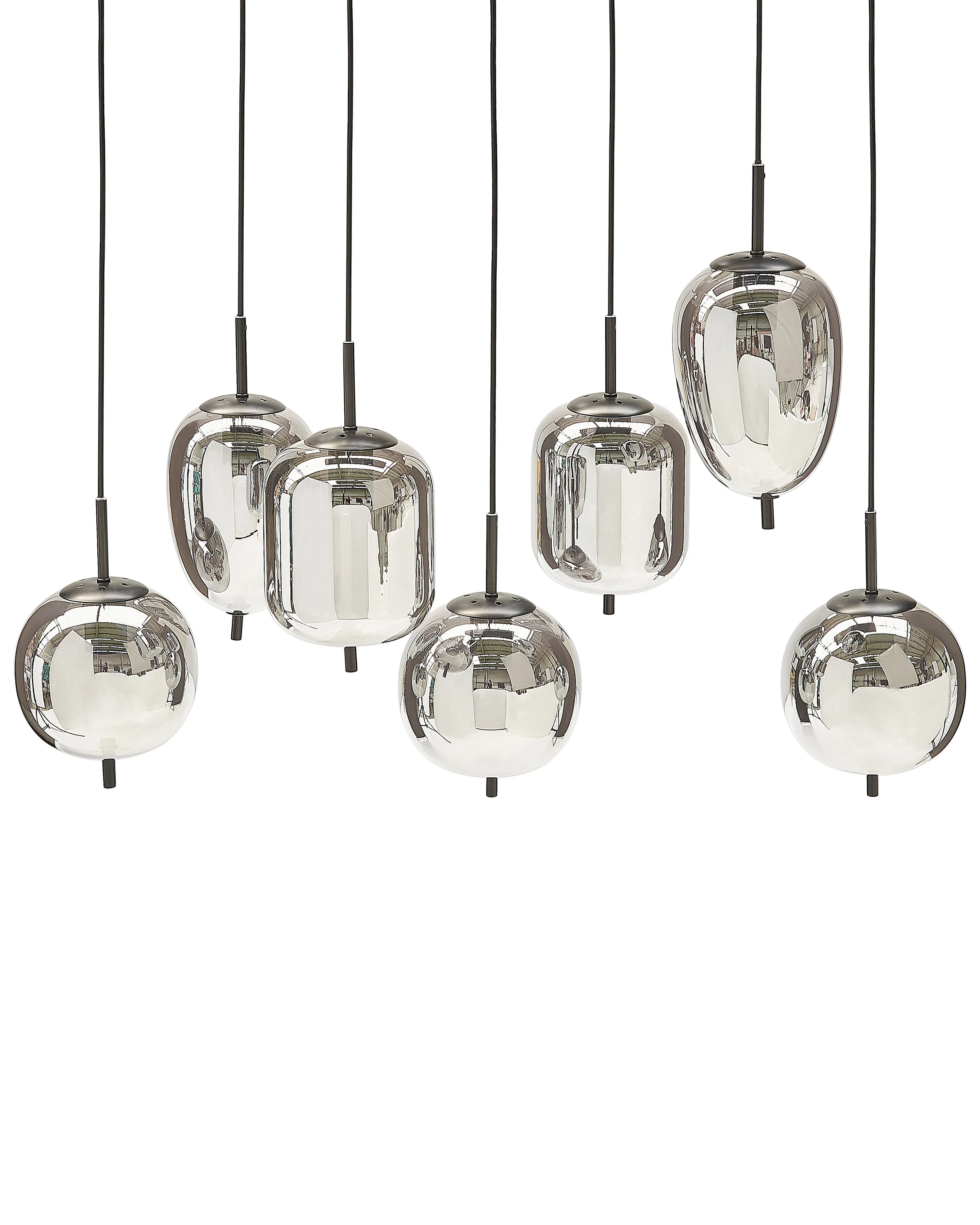 Hanglamp TARLO Glas Messing
