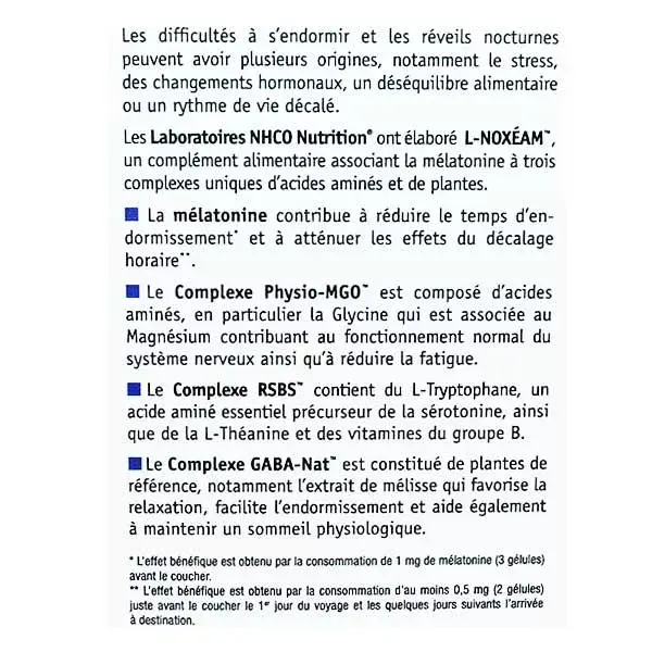 NHCO L-Noxéam Sommeil 56 gélules