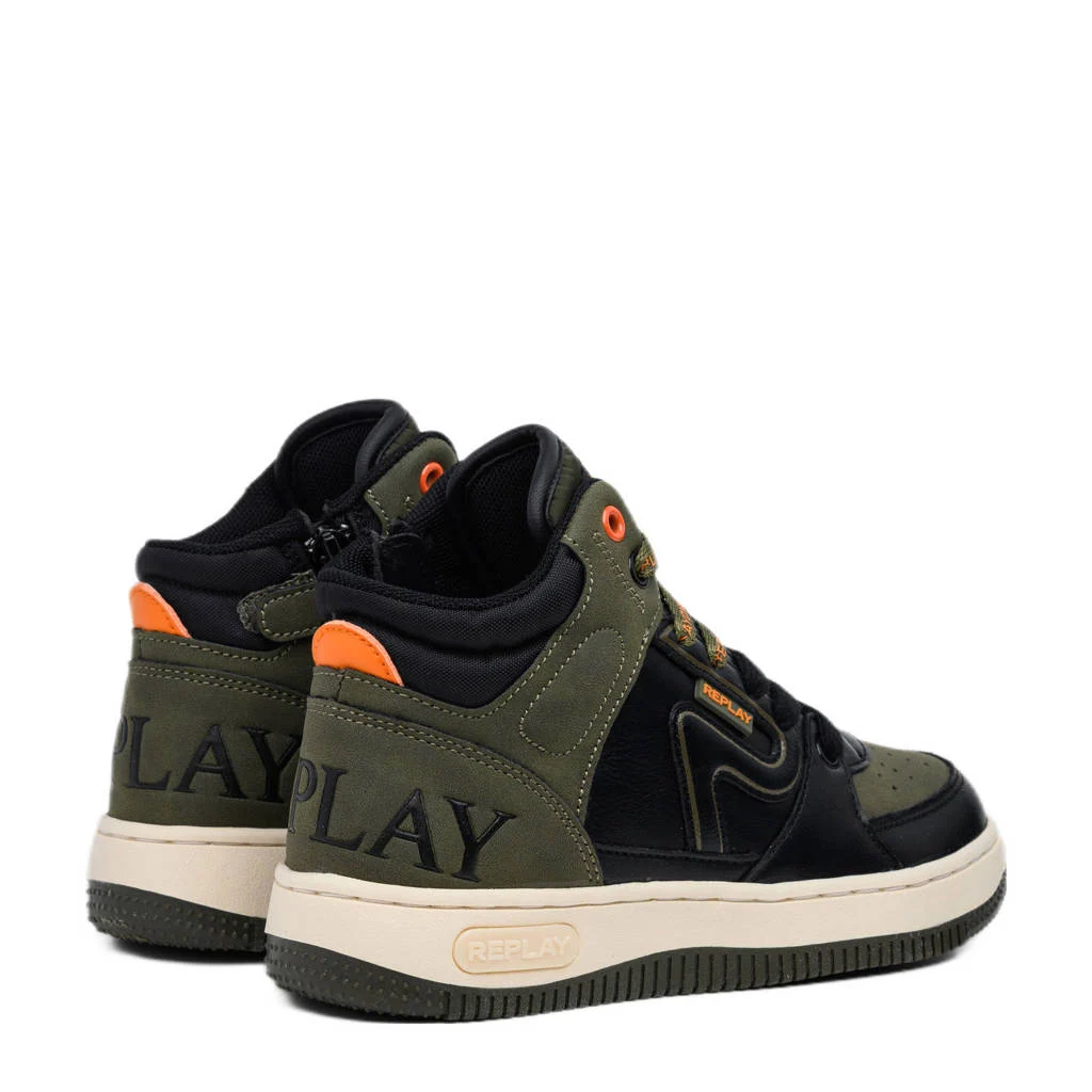 REPLAY Epic JR 8sneakers zwart/groen