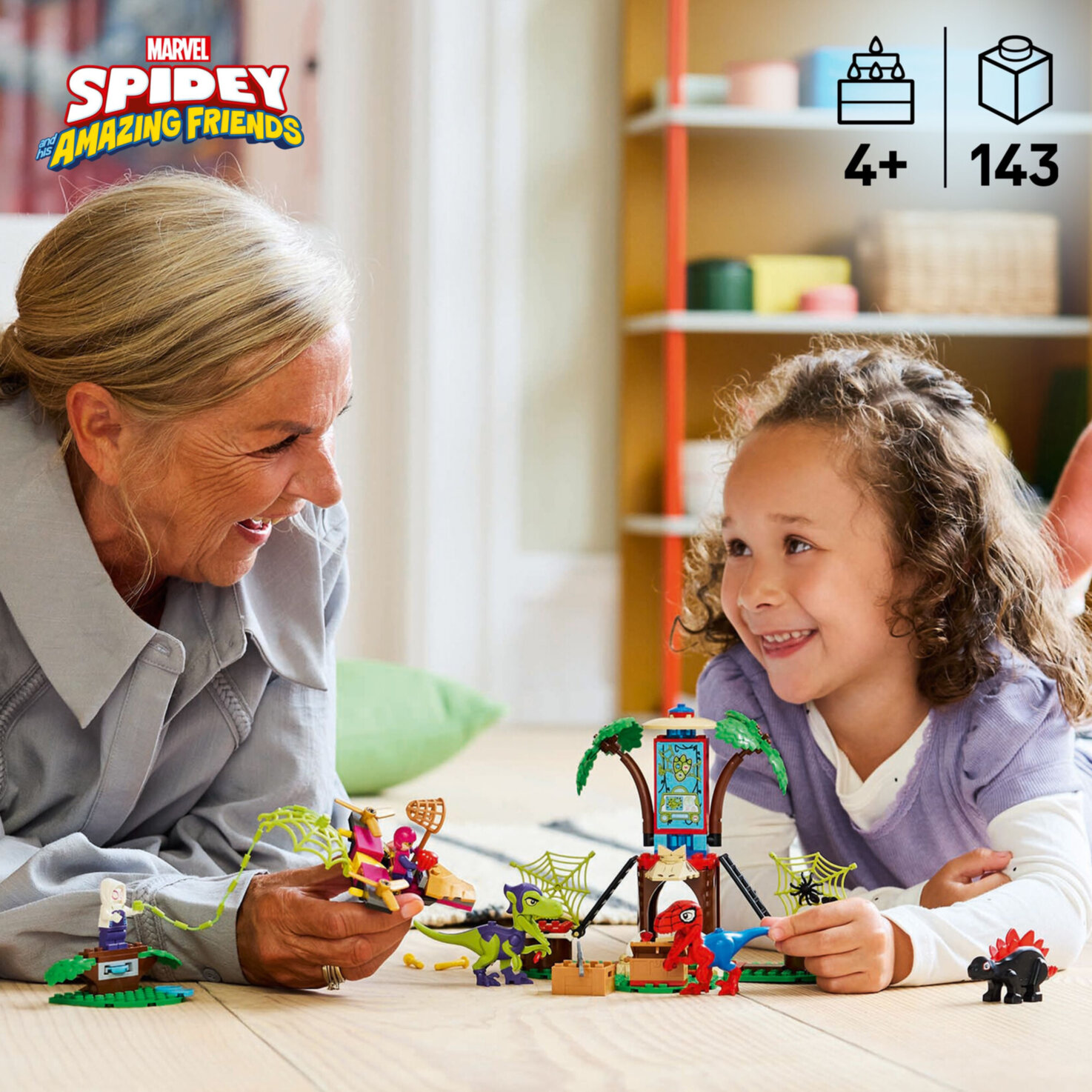 LEGO® Marvel 11200 Showdown am Baumhaus: Spidey-Rex vs. Gobby-Raptor ab 4 Jahren