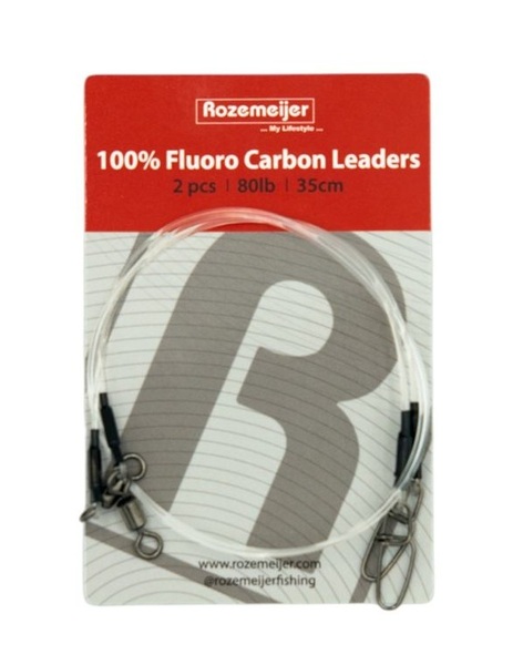 Bas de Ligne Rozemeijer 100 % Fluorocarbone 35cm (2 Pièces)