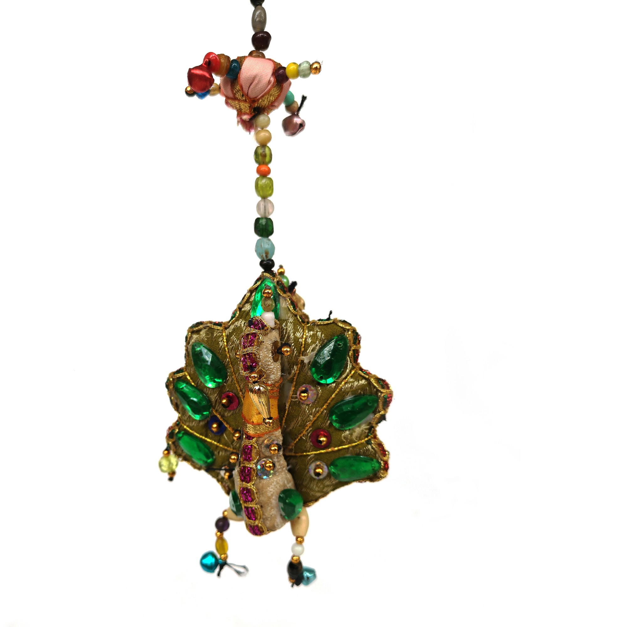 Pfau hängend, multicolor, H 18 cm, B 8 cm, L 8 cm günstig bestellen